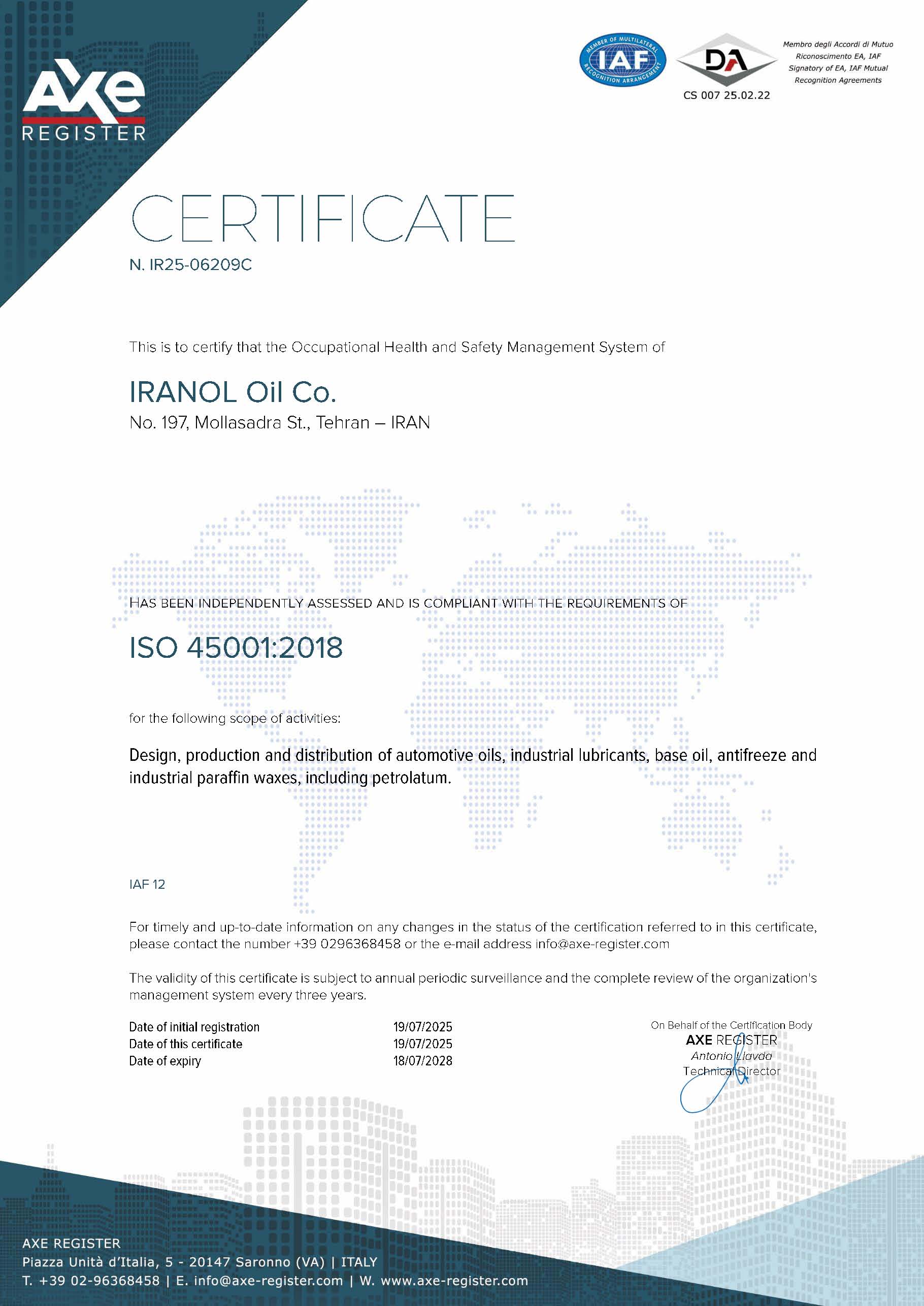 ISO 45001:2018